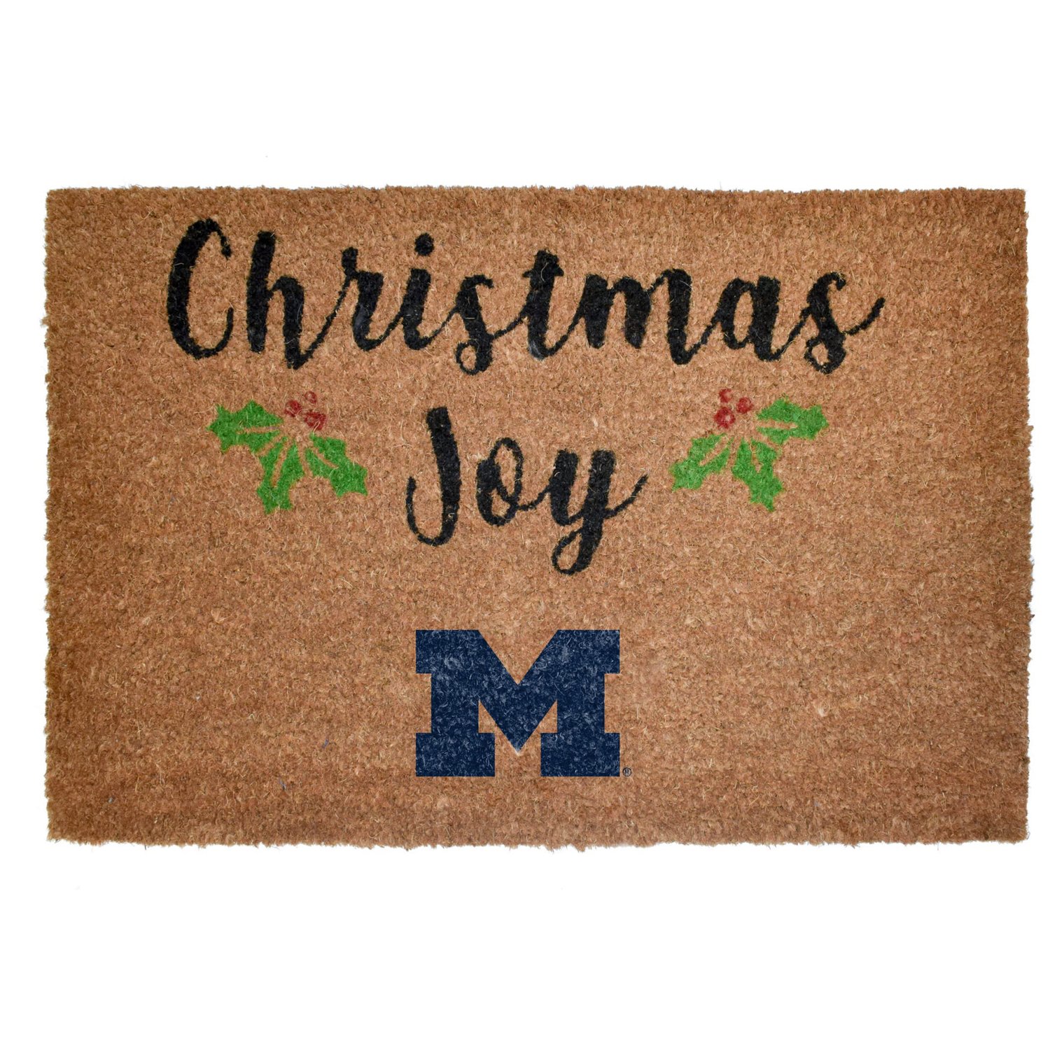 The Memory Company Michigan Wolverines 23" x 35" Holiday Door Mat                                                                - view number 1